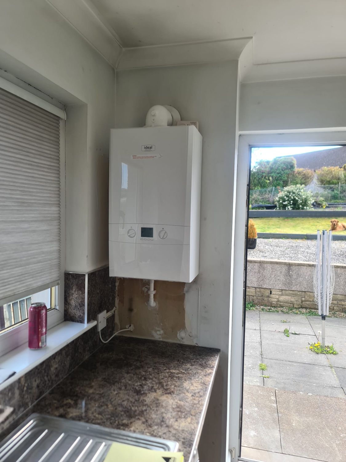 New combi boiler installation